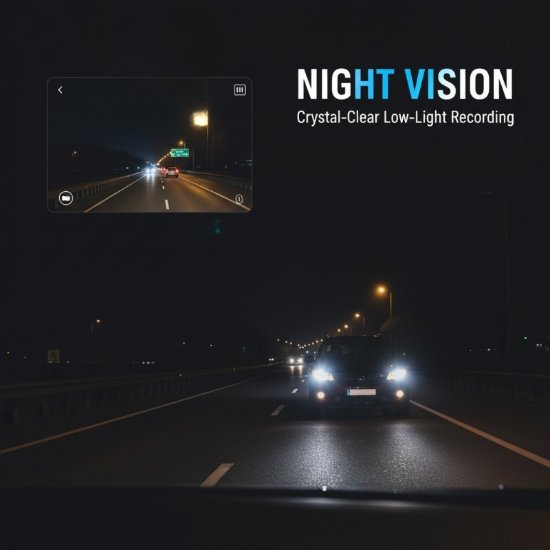 📷1Cámara para salpicadero HD 1080P con Wi-Fi y visión nocturna🚗