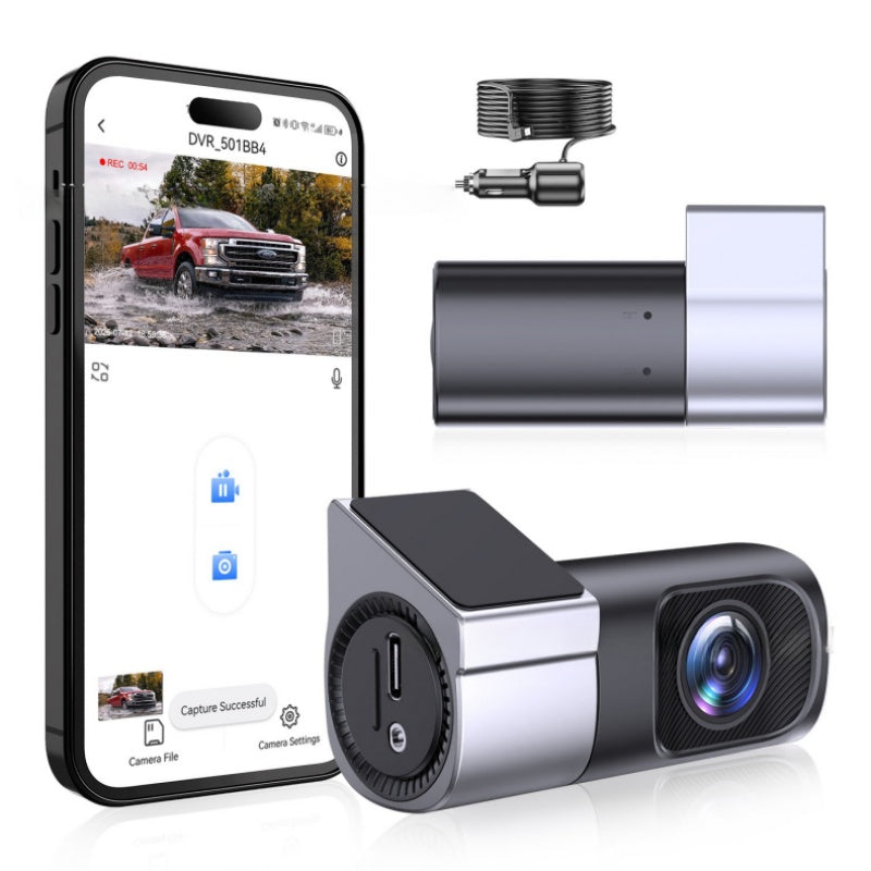 📷1Cámara para salpicadero HD 1080P con Wi-Fi y visión nocturna🚗