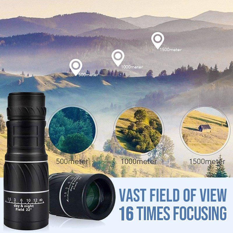 🔥¡50 % de descuento hasta agotar existencias!🎉Telescopio monocular portátil con gran aumento👁️