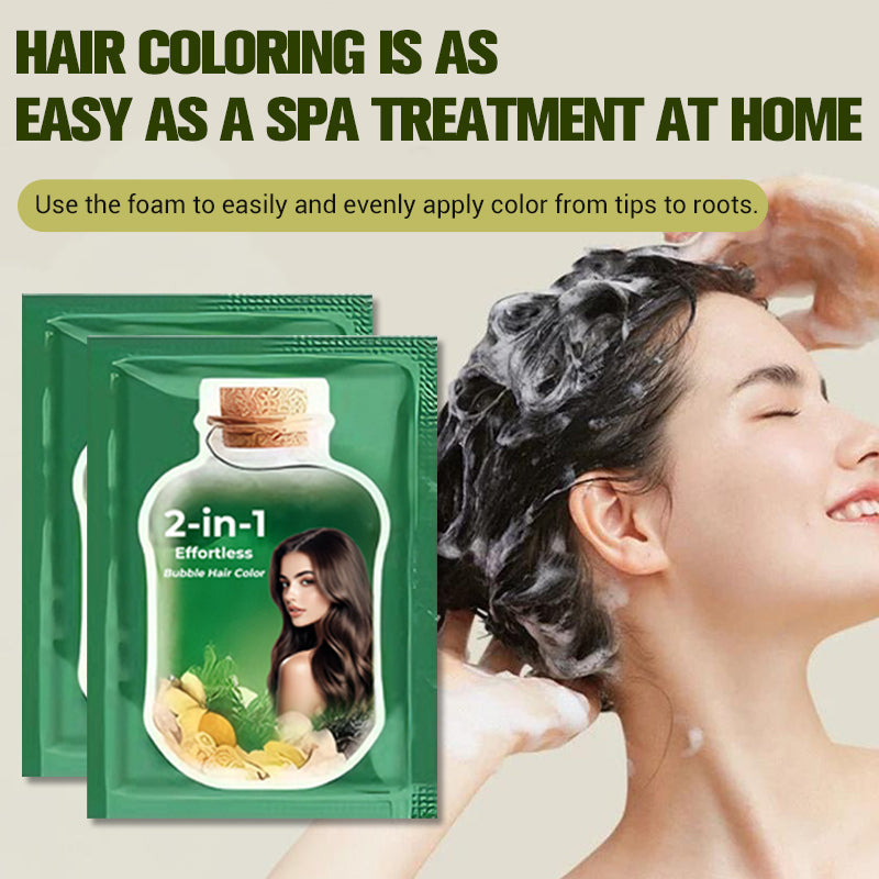 🔥Ofertas en promoción | Tinte para el cabello 2 en 1 sin esfuerzo