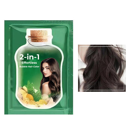 🔥Ofertas en promoción | Tinte para el cabello 2 en 1 sin esfuerzo