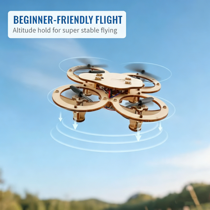 ✈️Kit de bricolaje para niños para construir un dron de madera 🎁💥Envío gratuito🚀