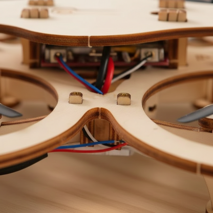 ✈️Kit de bricolaje para niños para construir un dron de madera 🎁💥Envío gratuito🚀