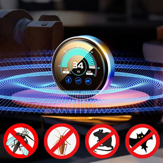 🐭❌Repelente ultrasónico inteligente para plagas y roedores