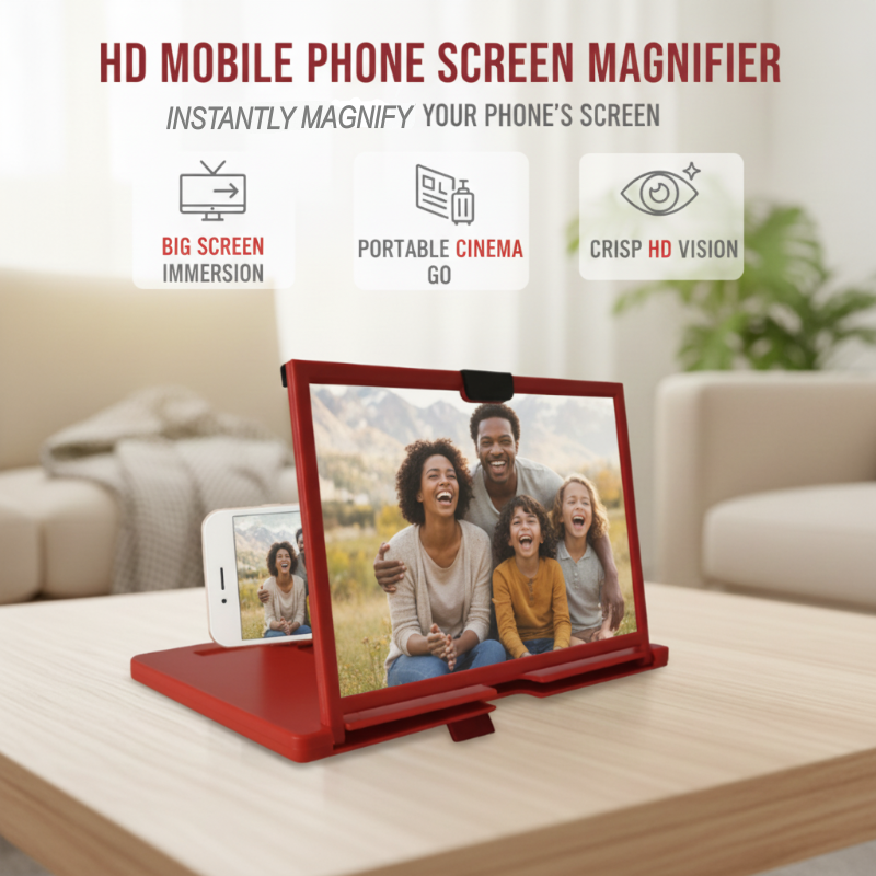 🔥Por tiempo limitado 50% de descuento🔥  Lupa de pantalla de teléfono móvil HD