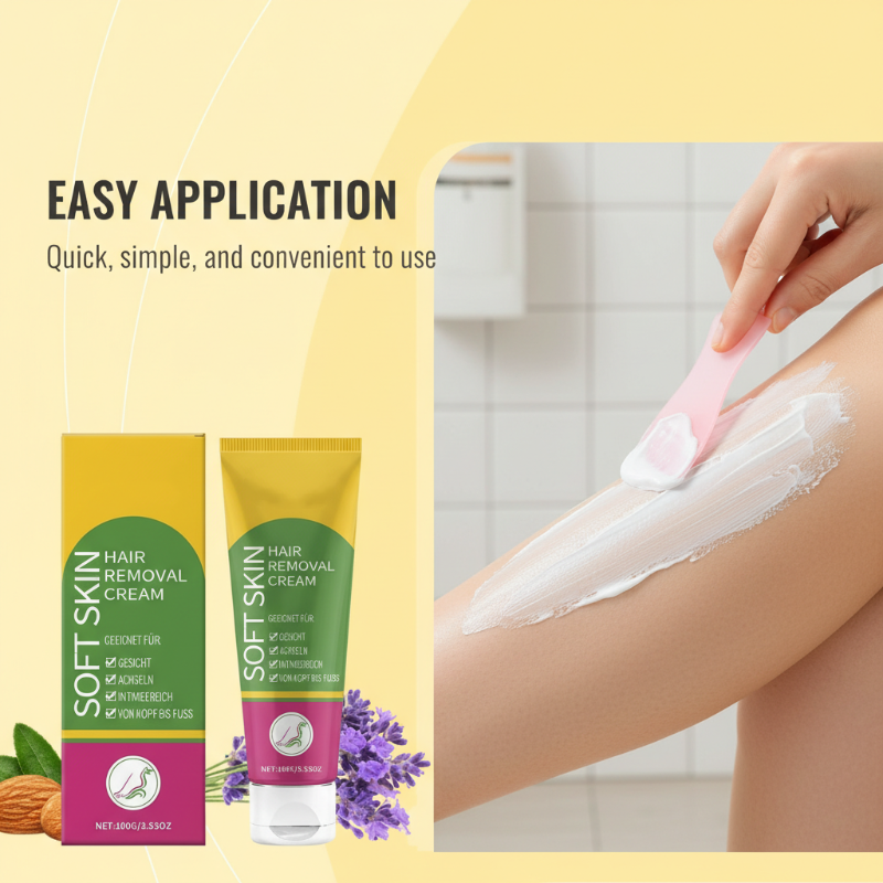 🚫✂️Crema depilatoria suave y nutritiva