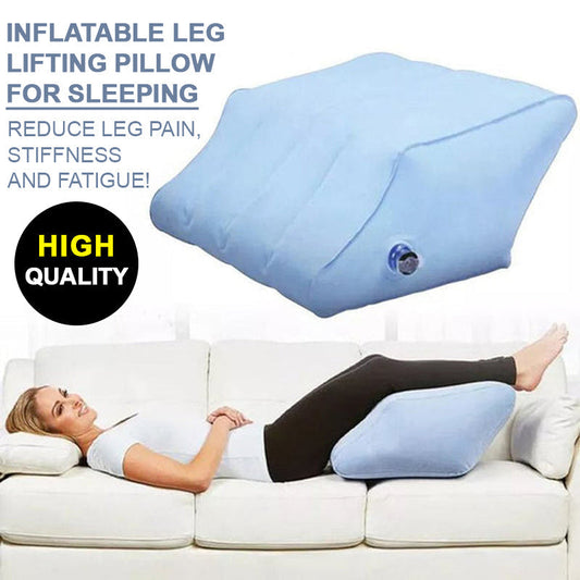 🛏️ Almohada Inflable para Levantar Piernas al Dormir – Comodidad y Soporte para un Sueño Reparador 🌙💤