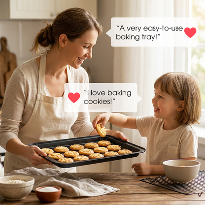 🍰 ¡50 % DE DESCUENTO! 🎂 Molde para hornear antiadherente de acero al carbono: distribución uniforme del calor, duradero y fácil de limpiar 🧁