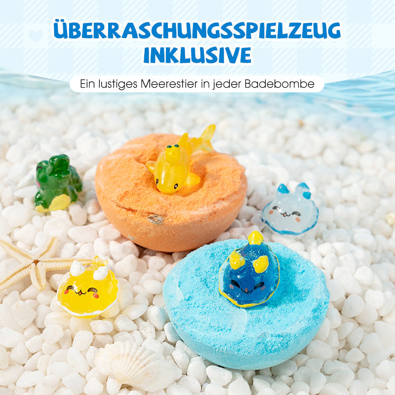 💎 ¡50 % DE DESCUENTO EN EL SET DE BOMBAS DE BAÑO CON SORPRESA! 💎 12 juguetes de animales marinos, cuidado suave y diversión aromática para los niños 🛁