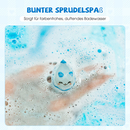 💎 ¡50 % DE DESCUENTO EN EL SET DE BOMBAS DE BAÑO CON SORPRESA! 💎 12 juguetes de animales marinos, cuidado suave y diversión aromática para los niños 🛁