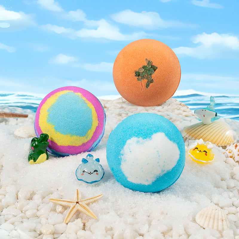 💎 ¡50 % DE DESCUENTO EN EL SET DE BOMBAS DE BAÑO CON SORPRESA! 💎 12 juguetes de animales marinos, cuidado suave y diversión aromática para los niños 🛁