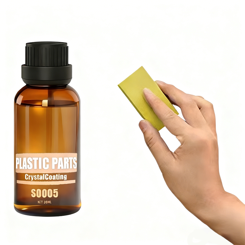 🚗💥Restaurador de recubrimiento cristalino para piezas plásticas de automóvil