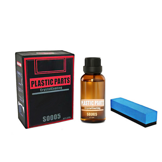 🚗💥Restaurador de recubrimiento cristalino para piezas plásticas de automóvil