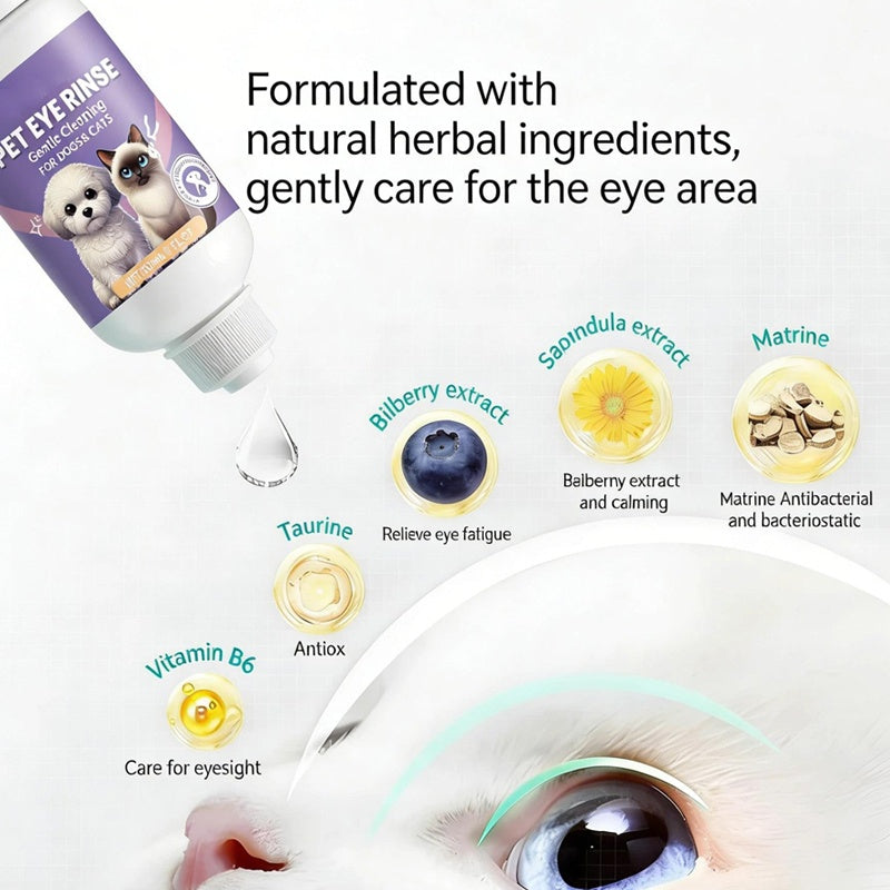 🐾Solución ocular suave para perros y gatos