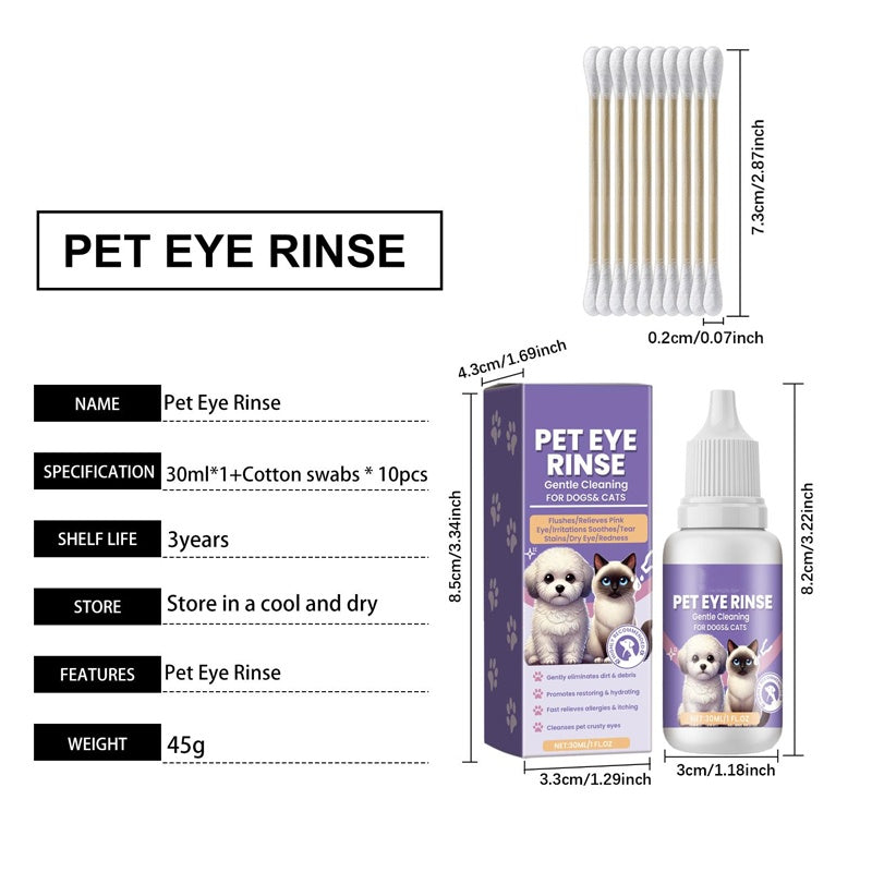 🐾Solución ocular suave para perros y gatos