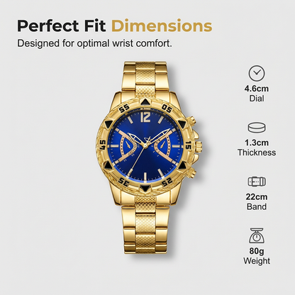 ⌚Reloj clásico de cuarzo para hombre, de metal
