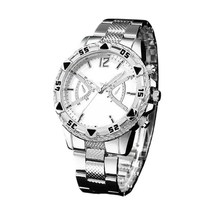 ⌚Reloj clásico de cuarzo para hombre, de metal