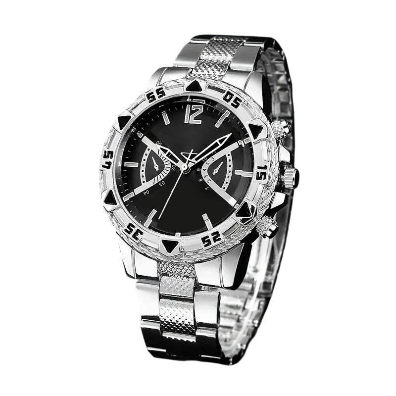⌚Reloj clásico de cuarzo para hombre, de metal