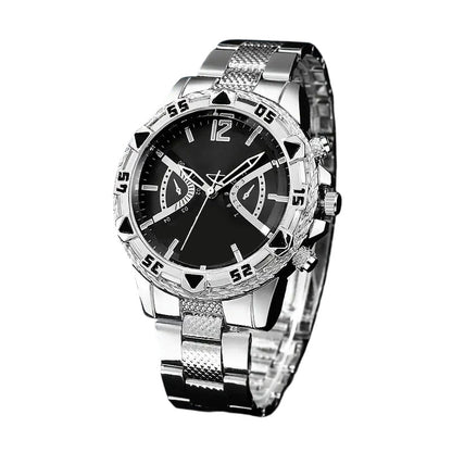 ⌚Reloj clásico de cuarzo para hombre, de metal