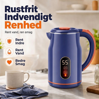 🎁 NYHEDER 2026 – 50% RABAT! 💥 ☕ Intelligent elektrisk kedel – 3 L, hurtig kogning med temperaturdisplay og varmefunktion ✨