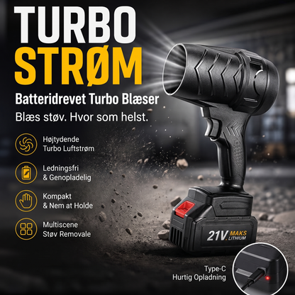 ⚡🔋 1050W effekt + 60 minutters driftstid! Rengør og pust op med ét værktøj 🏡🚗