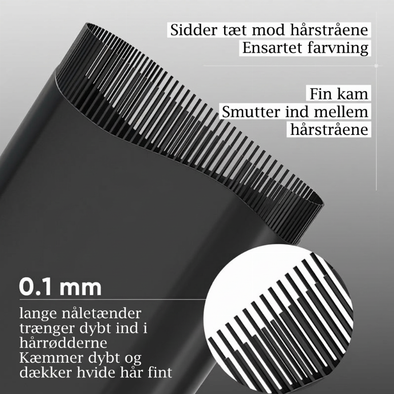 Vandtæt Hår- og Skædpenn – Øjeblikkelig Dækning af Gråt Hår, med Kæppapplikator – Vandtæt og Langtidsholdbar – 20g – Sort, Mørkebrun eller Brun! 💇‍♂️✨