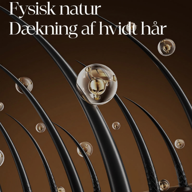 Vandtæt Hår- og Skædpenn – Øjeblikkelig Dækning af Gråt Hår, med Kæppapplikator – Vandtæt og Langtidsholdbar – 20g – Sort, Mørkebrun eller Brun! 💇‍♂️✨