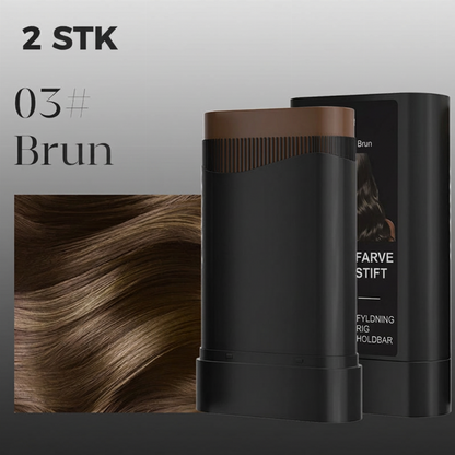 Vandtæt Hår- og Skædpenn – Øjeblikkelig Dækning af Gråt Hår, med Kæppapplikator – Vandtæt og Langtidsholdbar – 20g – Sort, Mørkebrun eller Brun! 💇‍♂️✨