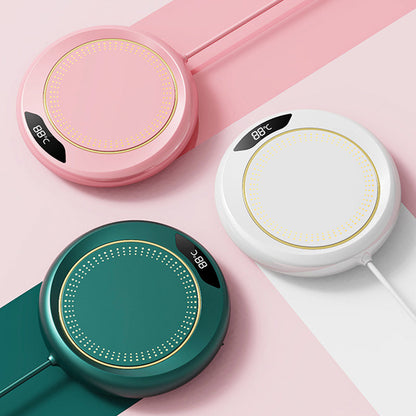 ☕ -50 % ! ✨ Chauffe-tasse électrique – 3 modes de température réglables, arrêt automatique intelligent après 8 heures, compatibilité avec les tasses à fond plat large et chauffage basse consommation de 20 W – 3 couleurs 🍵